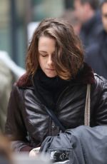 KRISTEN STEWART as Maureen on the Set of Personal Shopper in Paris 11/04/2015
