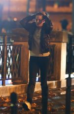 KRISTEN STEWART on the Evening Set of Personal Shopper in Paris 11/06/2015