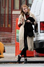 EMMA STONE Out and About in West Village 11/12/2015