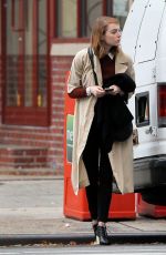EMMA STONE Out and About in West Village 11/12/2015