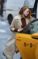 EMMA STONE Out and About in West Village 11/12/2015