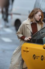 EMMA STONE Out and About in West Village 11/12/2015