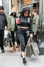 KYLIE and KENDALL JENNER Leaves Ugg Flagship Store in New York 11/11/2015