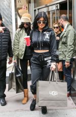KYLIE and KENDALL JENNER Leaves Ugg Flagship Store in New York 11/11/2015
