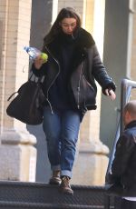 KEIRA KNIGHTLEY Leaves Her Apartment in New York 11/14/2015