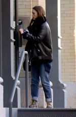 KEIRA KNIGHTLEY Leaves Her Apartment in New York 11/14/2015