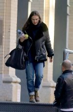 KEIRA KNIGHTLEY Leaves Her Apartment in New York 11/14/2015