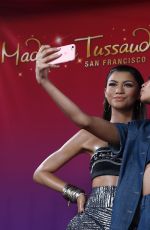 ZENDAYA at Madame Tussauds Wax Figures Unveiling in San Francisco 11/21/2015