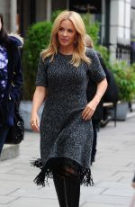 KYLIE MINOGUE Out and About in London 10/30/2015