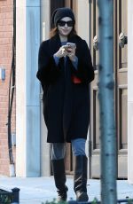 IRINA SHAYK Out and About in New York 11/29/2015