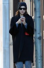 IRINA SHAYK Out and About in New York 11/29/2015