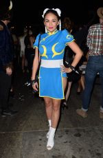 JANEL PARRISH at Just Jared Halloween Party in Hollywood 10/31/2015