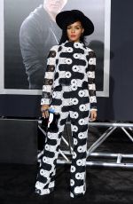 JANELLE MONAE at Creed Premiere in Westwood 11/19/2015