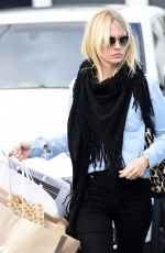 JANUARY JONES Leaves Meche Salon in Los Angeles 11/04/2015
