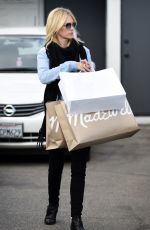JANUARY JONES Leaves Meche Salon in Los Angeles 11/04/2015