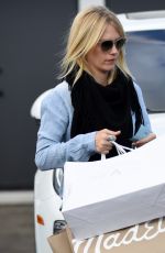 JANUARY JONES Leaves Meche Salon in Los Angeles 11/04/2015