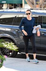 JENNIFER GARNER Arrives at a Gym in Brentwood 11/12/2015