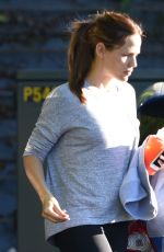 JENNIFER GARNER in Leggings Out in Brentwood 11/14/2015