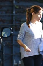 JENNIFER GARNER in Leggings Out in Brentwood 11/14/2015