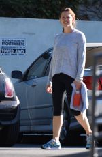 JENNIFER GARNER in Leggings Out in Brentwood 11/14/2015