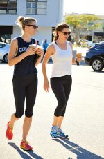 JENNIFER GARNER Leaves a Gym in Los Angeles 11/07/2015