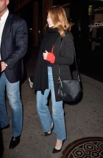 JENNIFER LAWRENCE, ADELE and EMMA STONE Leaves Cosme Restaurant in New York 11/23/2015