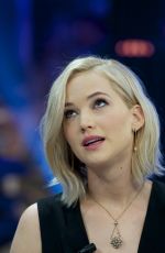 JENNIFER LAWRENCE at El Hormiguero TV Show in Madrid 11/26/2015