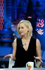 JENNIFER LAWRENCE at El Hormiguero TV Show in Madrid 11/26/2015