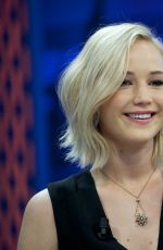 JENNIFER LAWRENCE at El Hormiguero TV Show in Madrid 11/26/2015