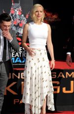 JENNIFER LAWRENCE at The Hunger Games: Mockingjay, Part 2 Handprint Ceremony in Hollywood
