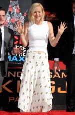 JENNIFER LAWRENCE at The Hunger Games: Mockingjay, Part 2 Handprint Ceremony in Hollywood