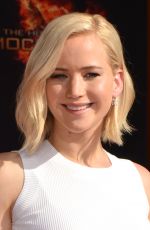 JENNIFER LAWRENCE at The Hunger Games: Mockingjay, Part 2 Handprint Ceremony in Hollywood