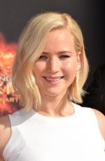 JENNIFER LAWRENCE at The Hunger Games: Mockingjay, Part 2 Handprint Ceremony in Hollywood