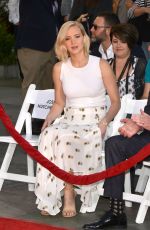 JENNIFER LAWRENCE at The Hunger Games: Mockingjay, Part 2 Handprint Ceremony in Hollywood