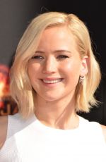 JENNIFER LAWRENCE at The Hunger Games: Mockingjay, Part 2 Handprint Ceremony in Hollywood