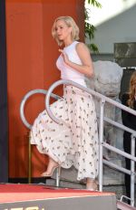 JENNIFER LAWRENCE at The Hunger Games: Mockingjay, Part 2 Handprint Ceremony in Hollywood