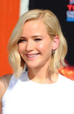 JENNIFER LAWRENCE at The Hunger Games: Mockingjay, Part 2 Handprint Ceremony in Hollywood