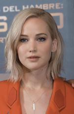 JENNIFER LAWRENCE at The Hunger Games: Mockingjay, Part 2 Photocall in Madrid 11/10/2015