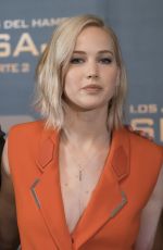 JENNIFER LAWRENCE at The Hunger Games: Mockingjay, Part 2 Photocall in Madrid 11/10/2015