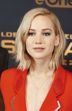 JENNIFER LAWRENCE at The Hunger Games: Mockingjay, Part 2 Photocall in Madrid 11/10/2015