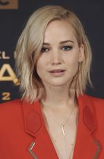 JENNIFER LAWRENCE at The Hunger Games: Mockingjay, Part 2 Photocall in Madrid 11/10/2015
