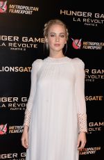 JENNIFER LAWRENCE at The Hunger Games: Mockingjay, Part 2 Premiere in Paris 11/09/2015