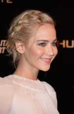 JENNIFER LAWRENCE at The Hunger Games: Mockingjay, Part 2 Premiere in Paris 11/09/2015