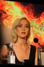 JENNIFER LAWRENCE at The Hunger Games: Mockingjay, Part 2 Press Conference 10/31/2015
