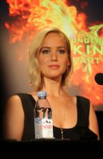 JENNIFER LAWRENCE at The Hunger Games: Mockingjay, Part 2 Press Conference 10/31/2015