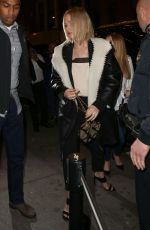 JENNIFER LAWRENCE Heading to Hamilton on Broadway 11/29/2015