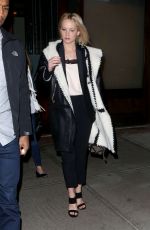 JENNIFER LAWRENCE Heading to Hamilton on Broadway 11/29/2015