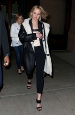 JENNIFER LAWRENCE Heading to Hamilton on Broadway 11/29/2015