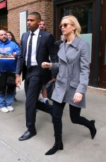 JENNIFER LAWRENCE Leaves Her Hotel in New York 11/18/2015