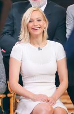 JENNIFER LAWRENCE on the Set of Good Morning America in New York 11/18/2015